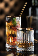 Pasabahce Elysia 35,5 cl Gold Short Drink - Confezione da 4